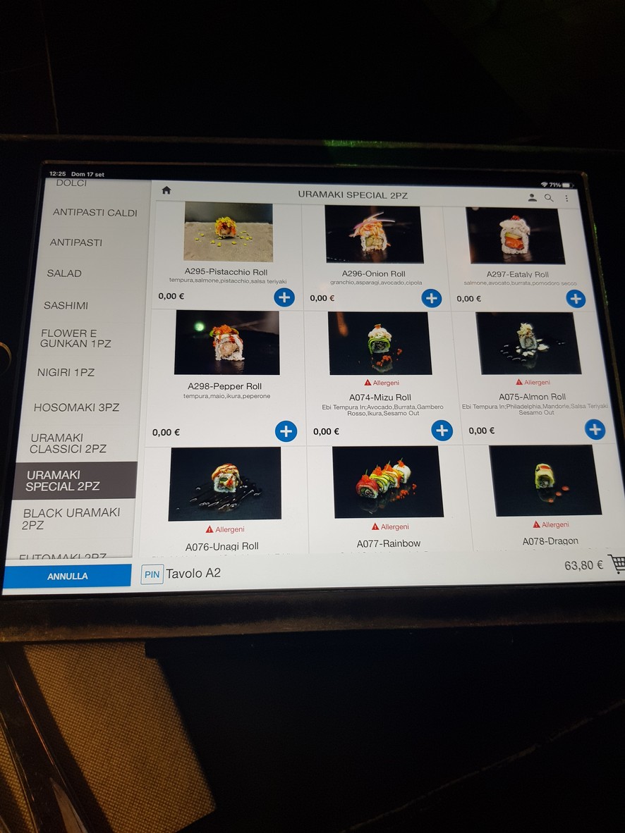 Mizu Sushi menu 7