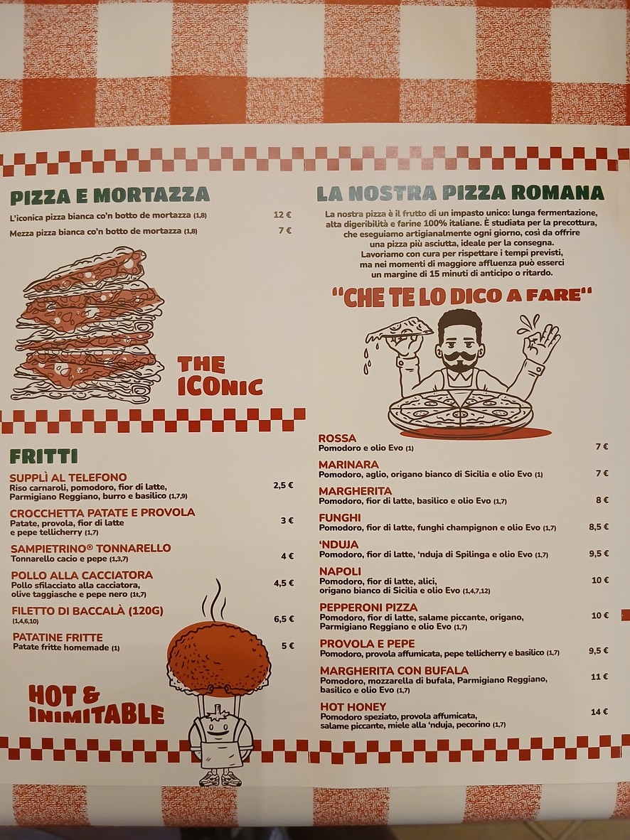 180Grammi’s Pizza Asporto e Delivery (Centocelle) menu 1