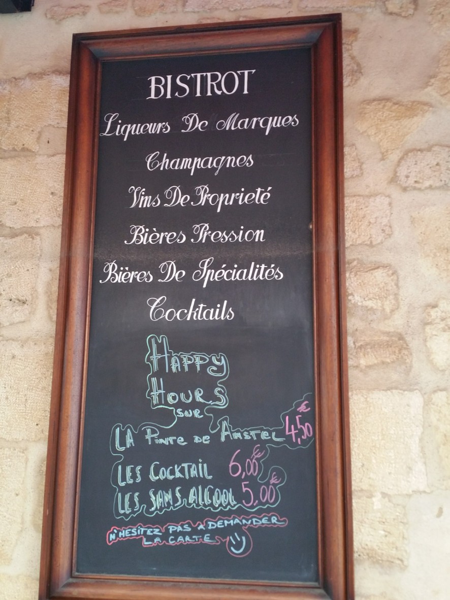 Le Descartes menu 3
