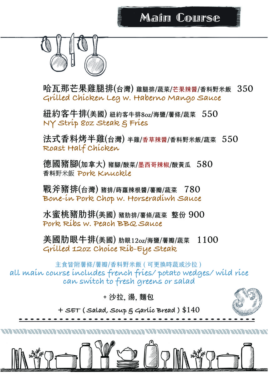 BFLO Restaurante menu 1