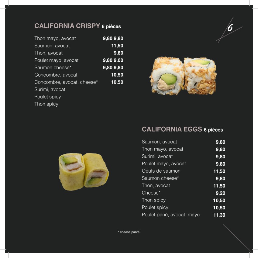 SUSHITOP menu 5