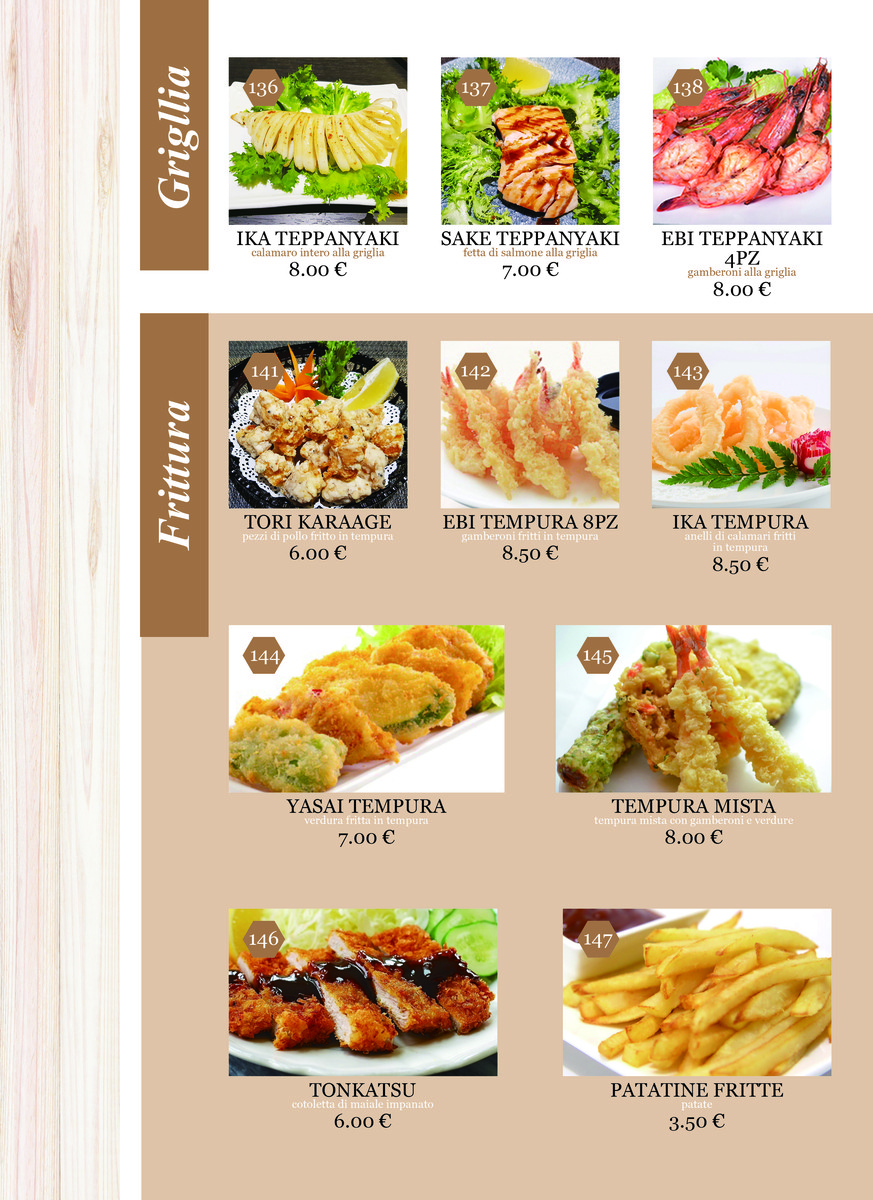 Ristorante Sake Sushi Roma menu 7