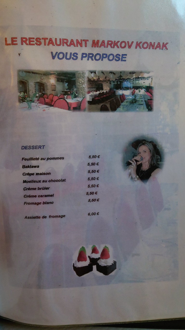 Markov Konak menu 5