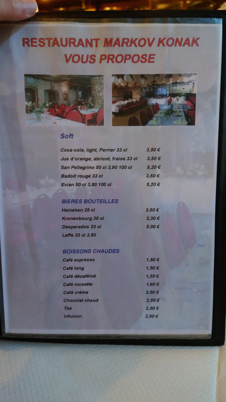 Markov Konak menu 6