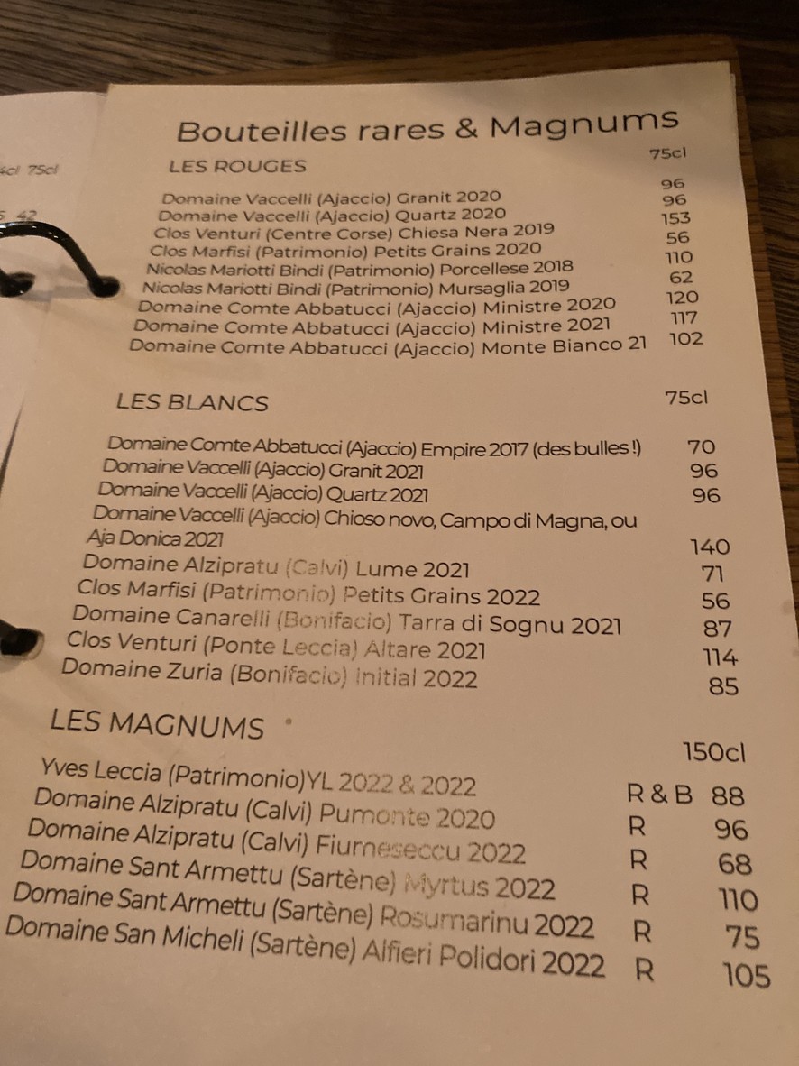 À La Main Le Comptoir menu 2