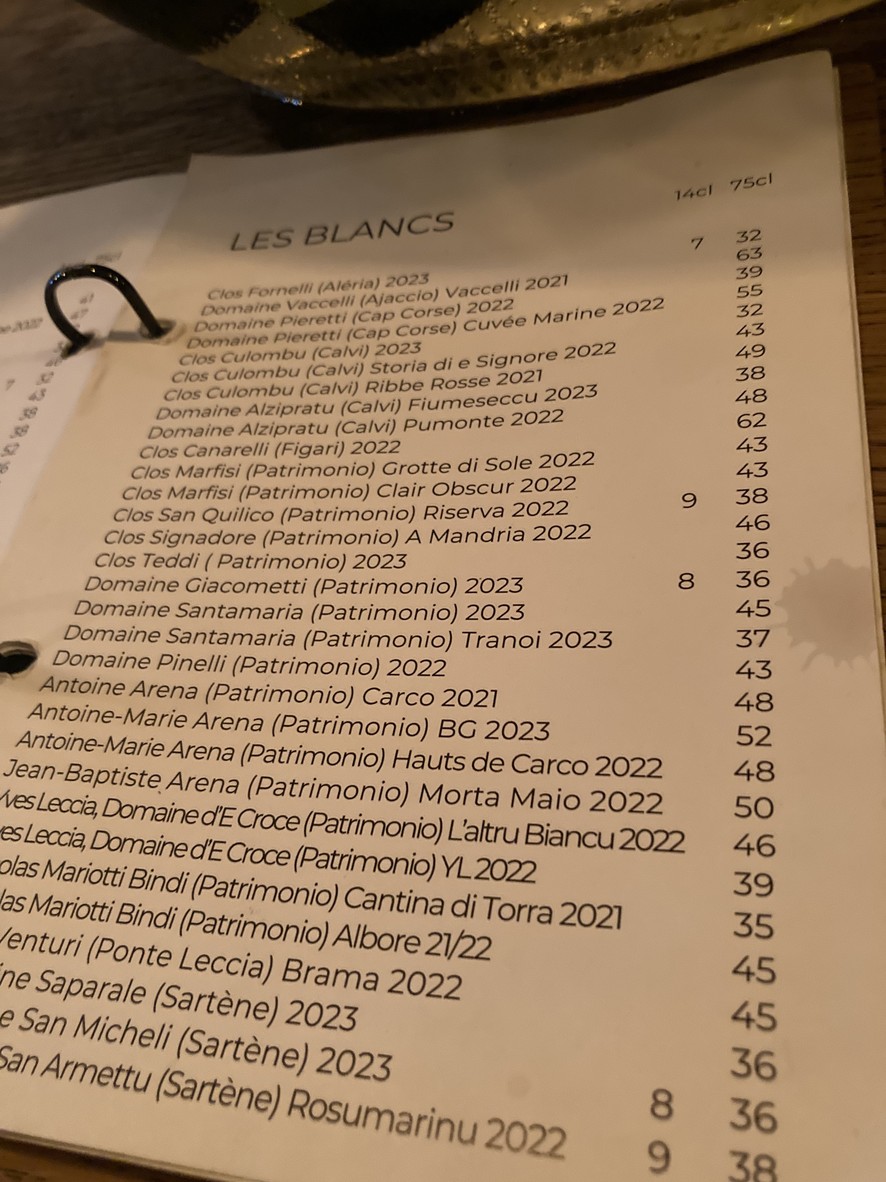 À La Main Le Comptoir menu 3