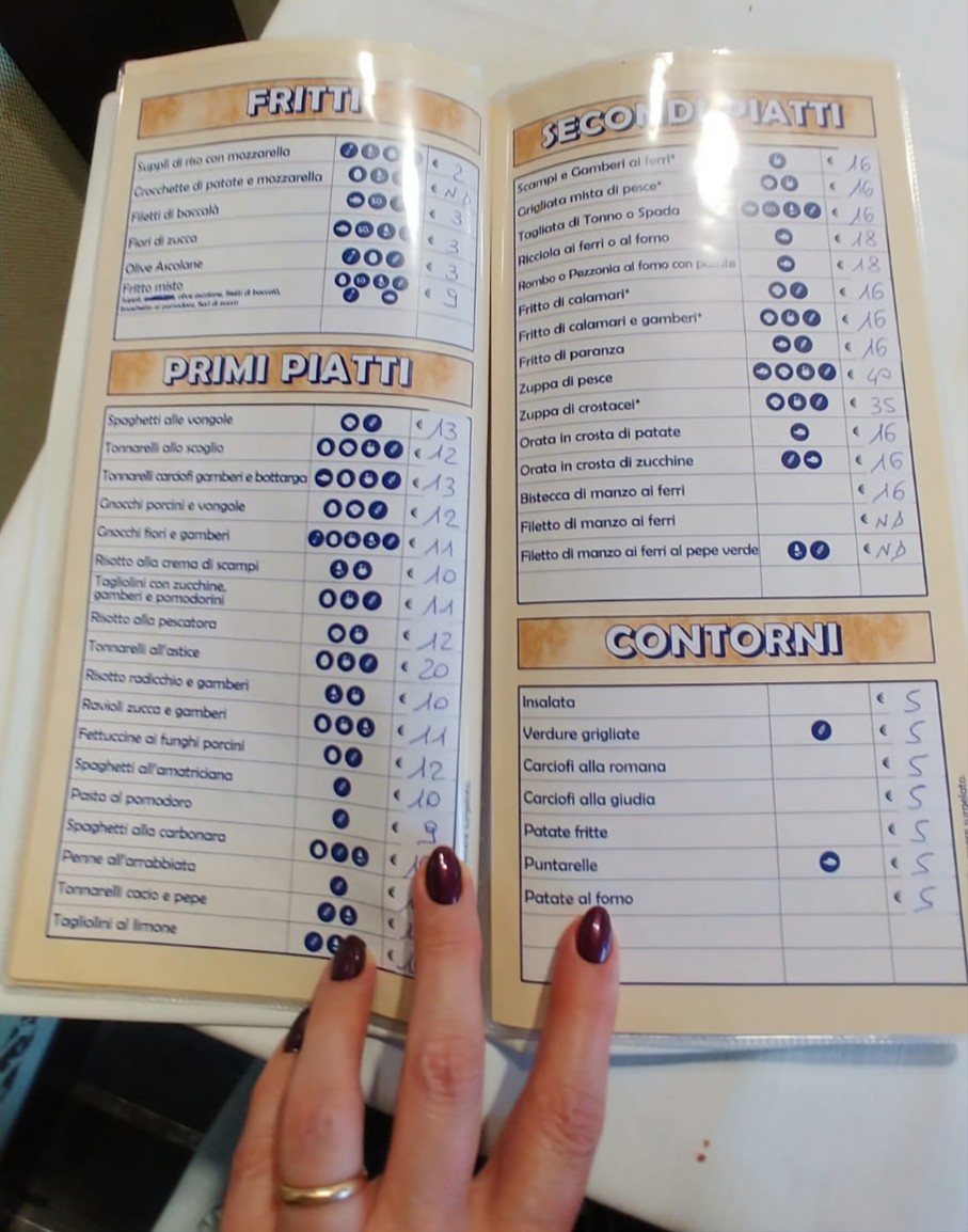 Tana della Volpe Ristorante menu 2