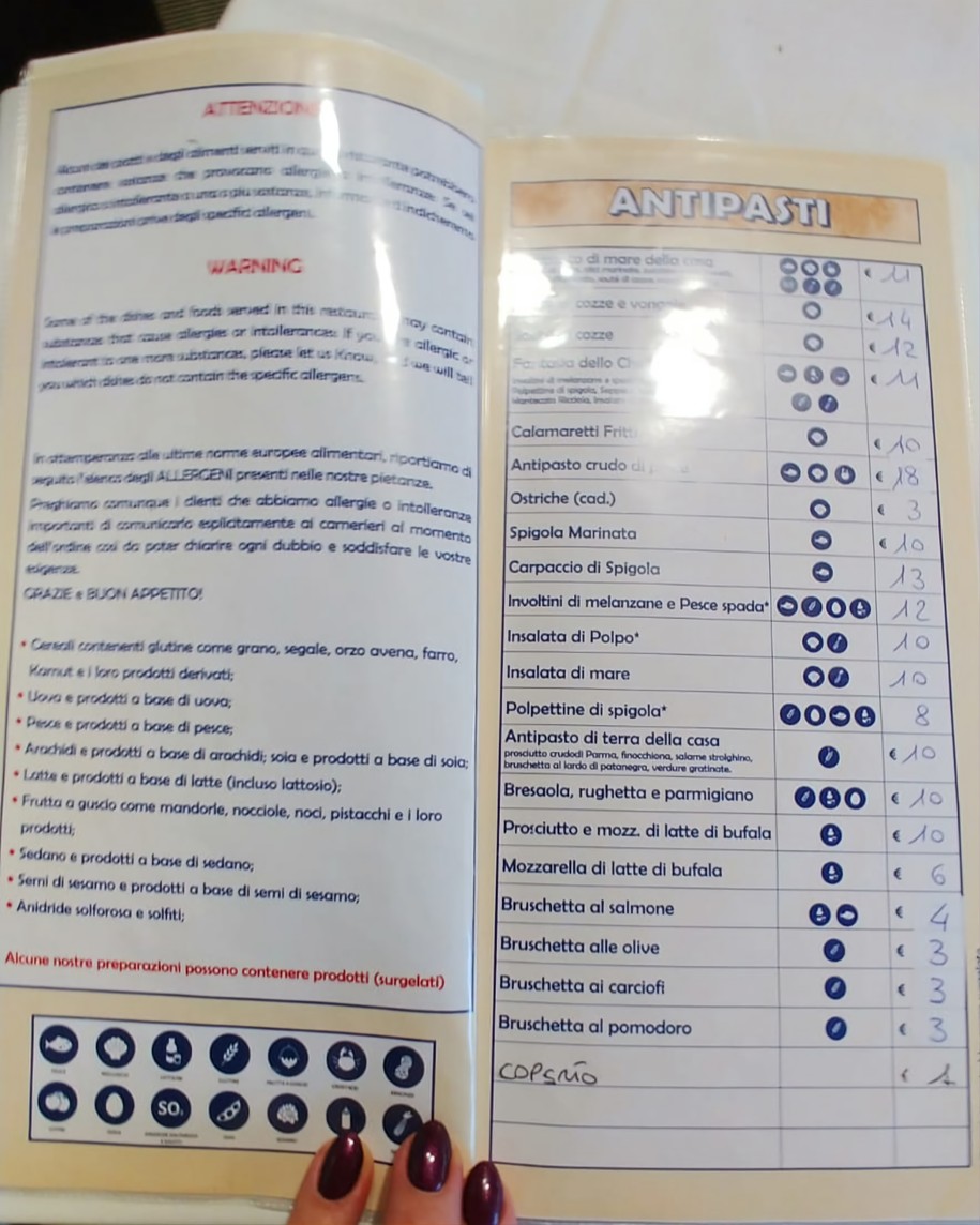 Tana della Volpe Ristorante menu 4