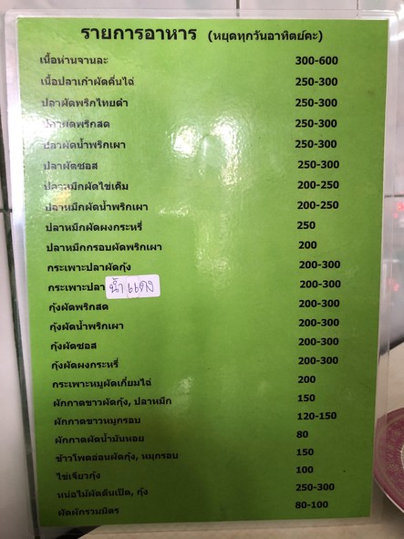 Pūang rāchā hān phalo S. 35 (lēk khāi hān tǣ mī āhān tām sang kap khā mū khāi na kha)