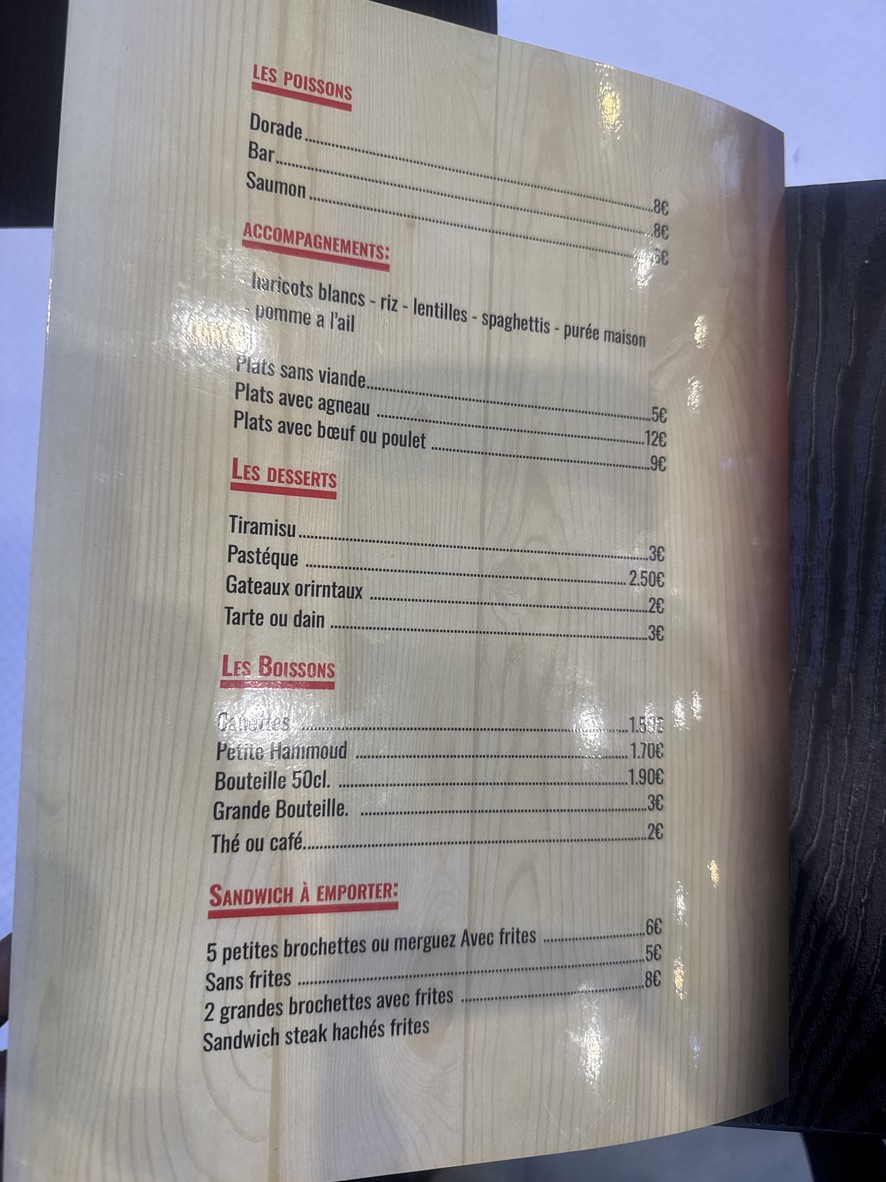 Royal place Restaurant menu 3
