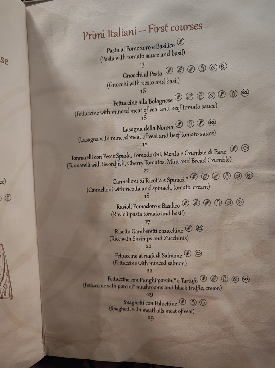 Vitti Roma dal 1898 menu 4
