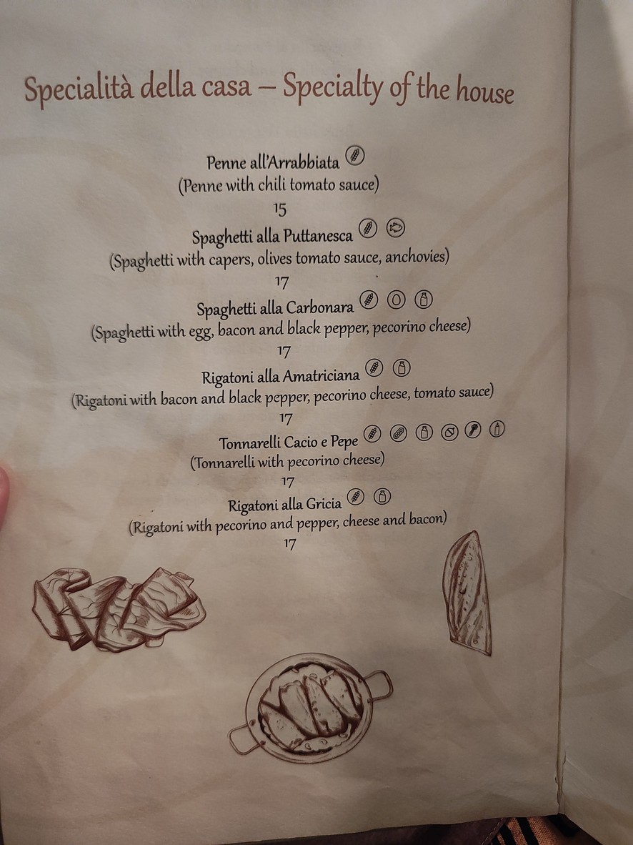 Vitti Roma dal 1898 menu 5