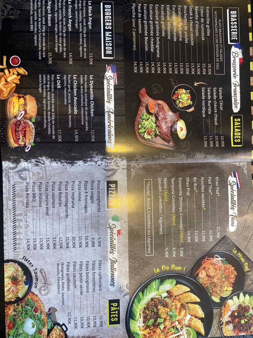 Cantine Corner 93 Noisy / Rosny menu 1