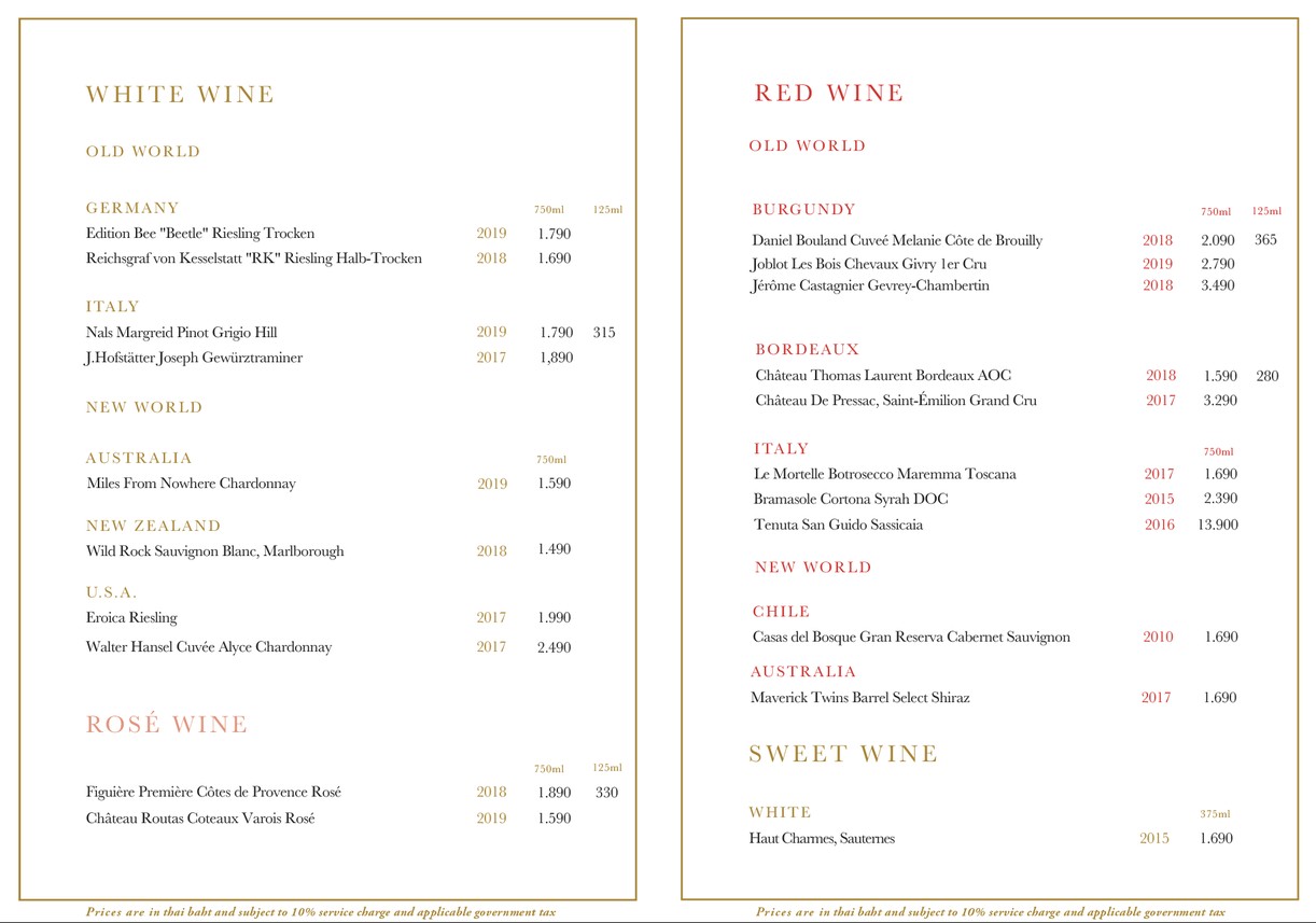 Pruek Food Sukhumvit 49 menu 2