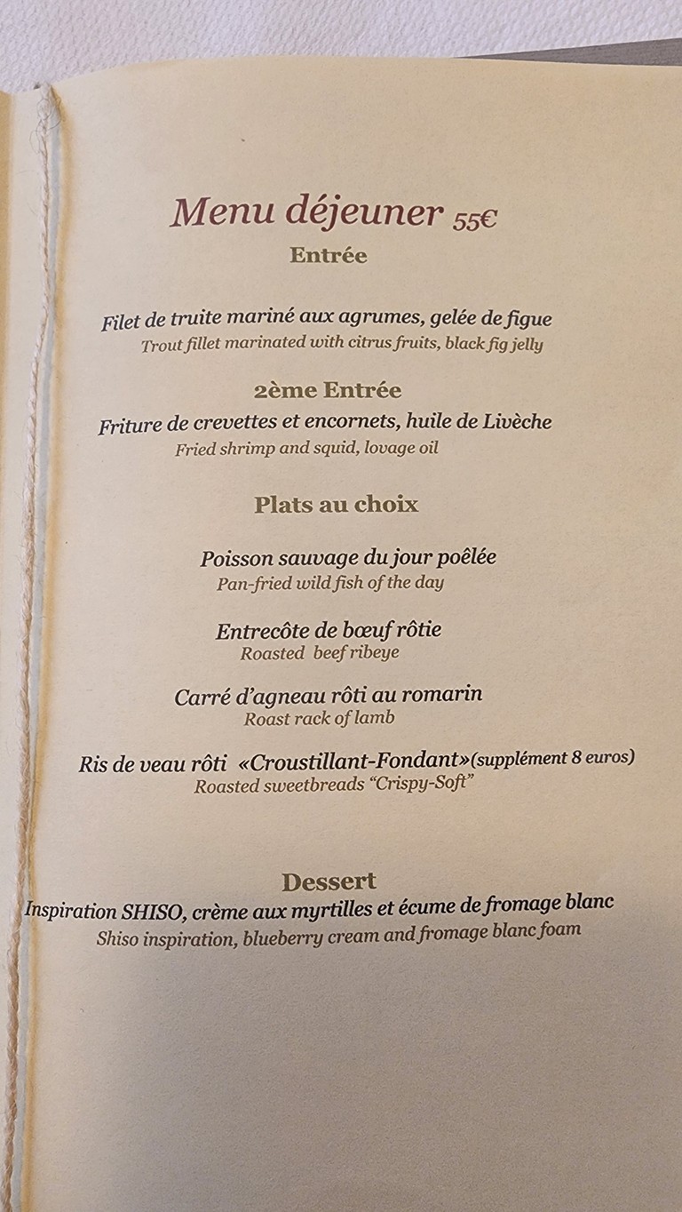 Kigawa menu 2