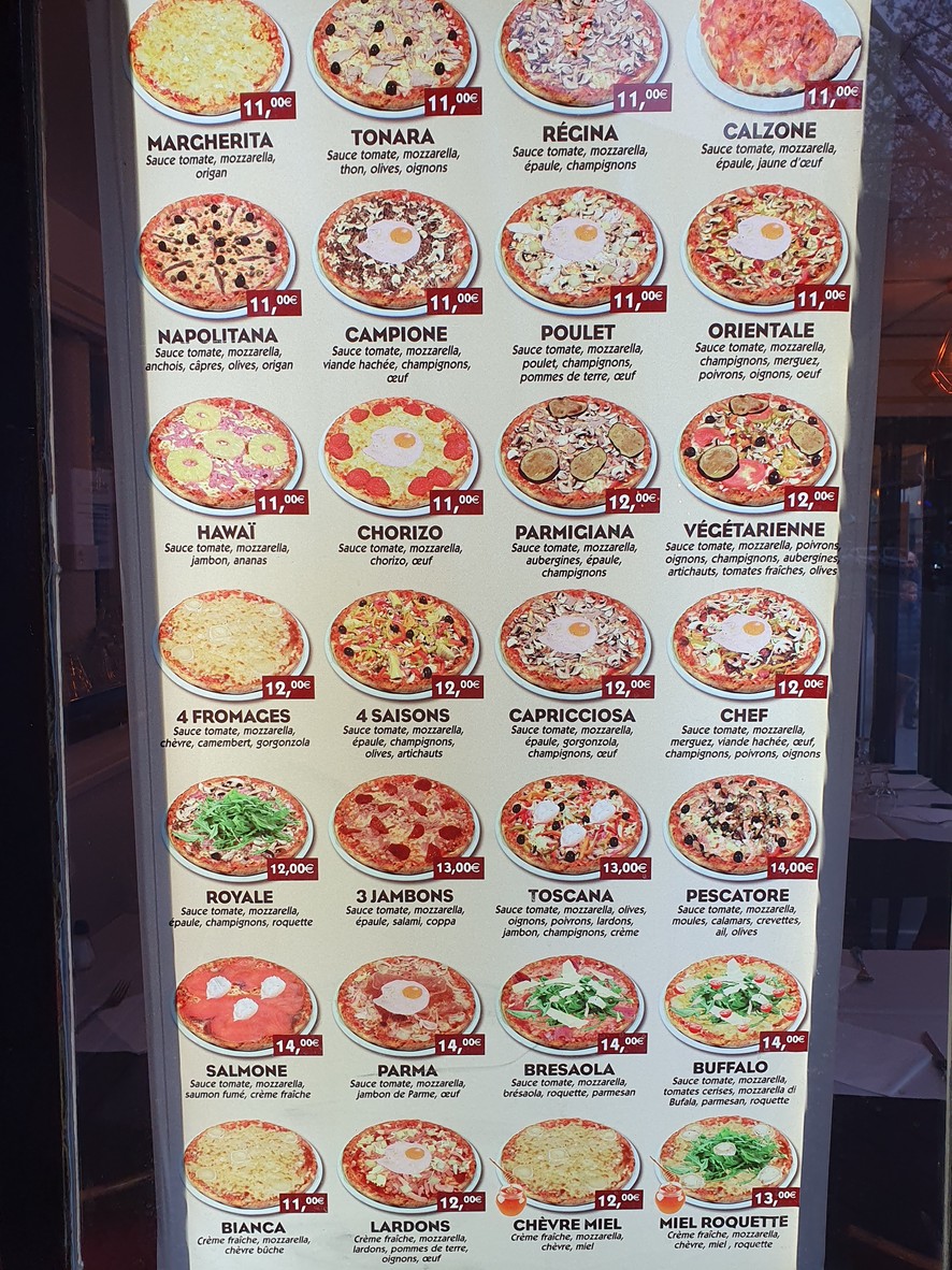 La Toscana menu 2
