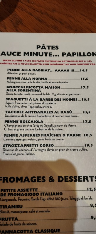 CORSO café parisien à l'accent Italien