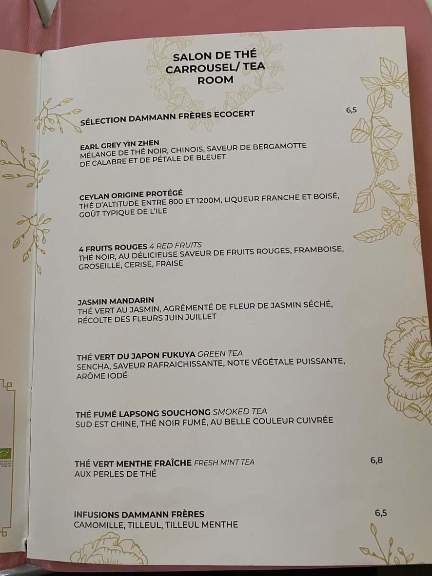 Café Carrousel menu 4