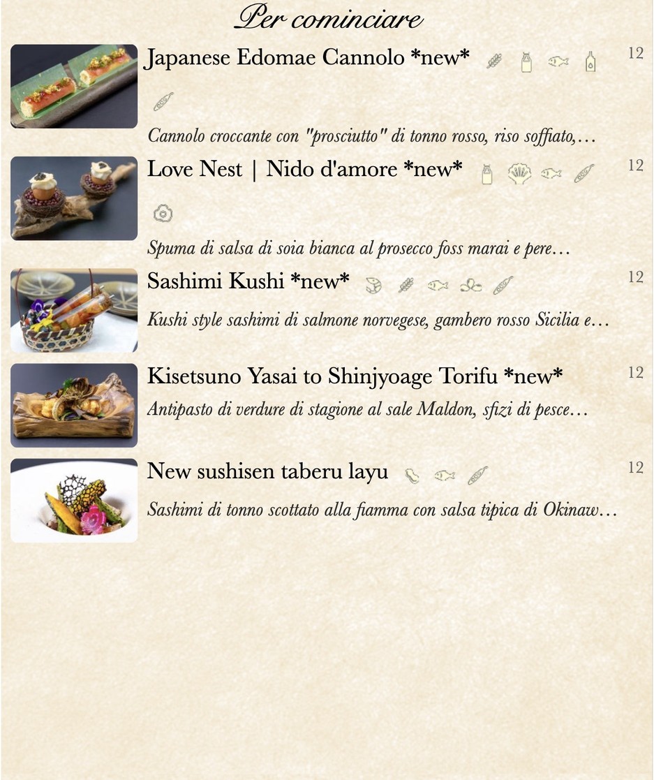 Sushisen menu 1