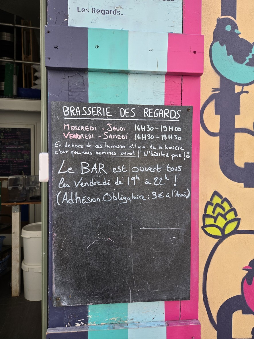 Brasserie des regards menu 1