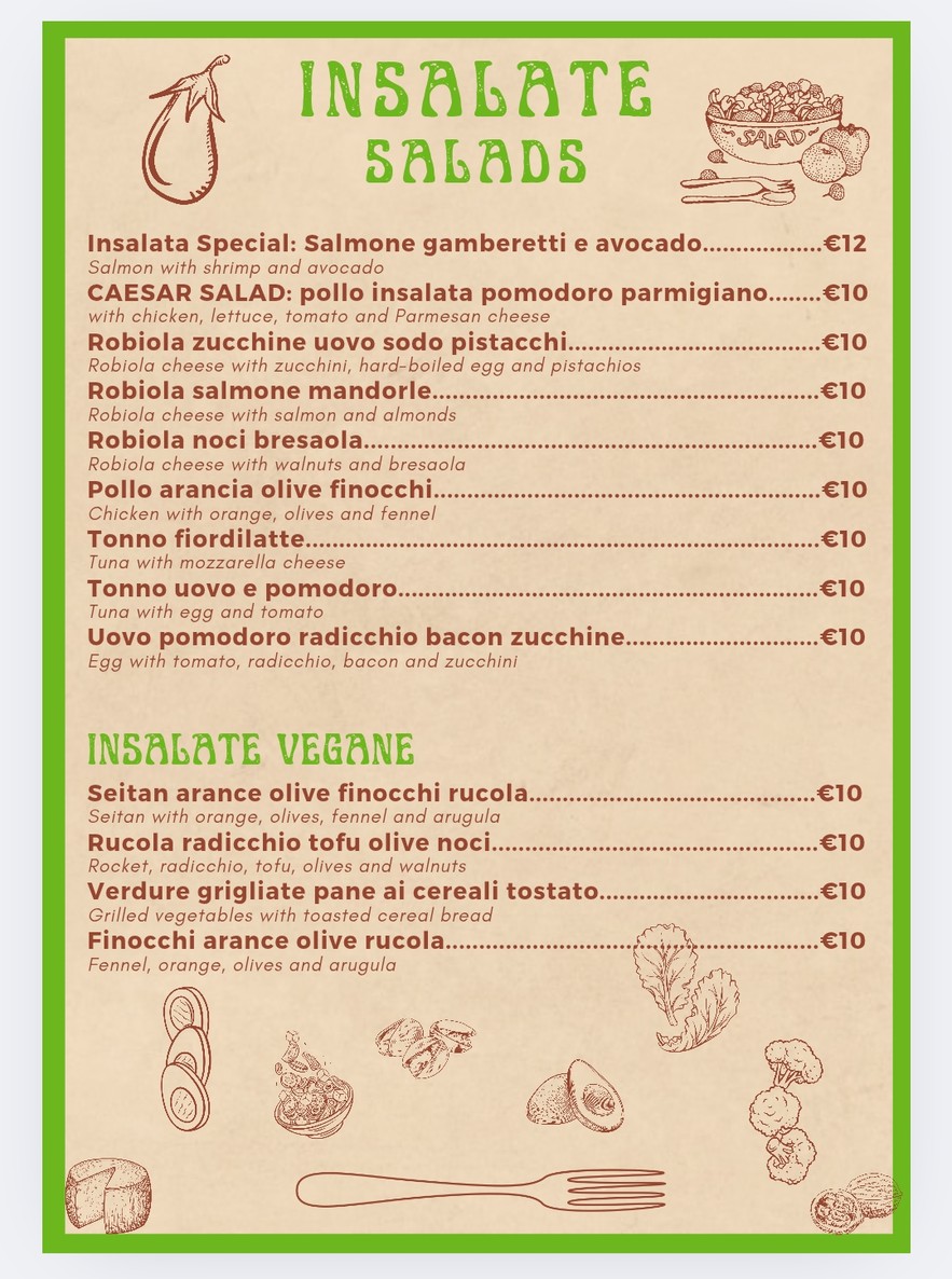 La Licata menu 3