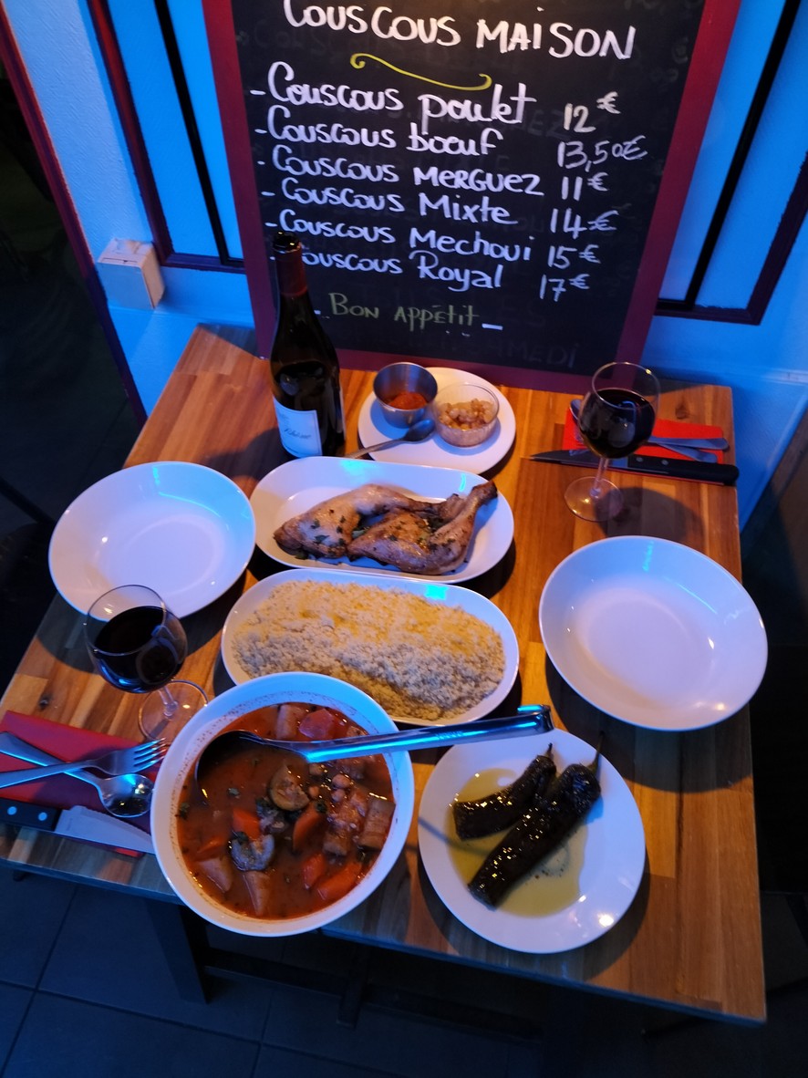 Bistrot de L'Avenir menu 1
