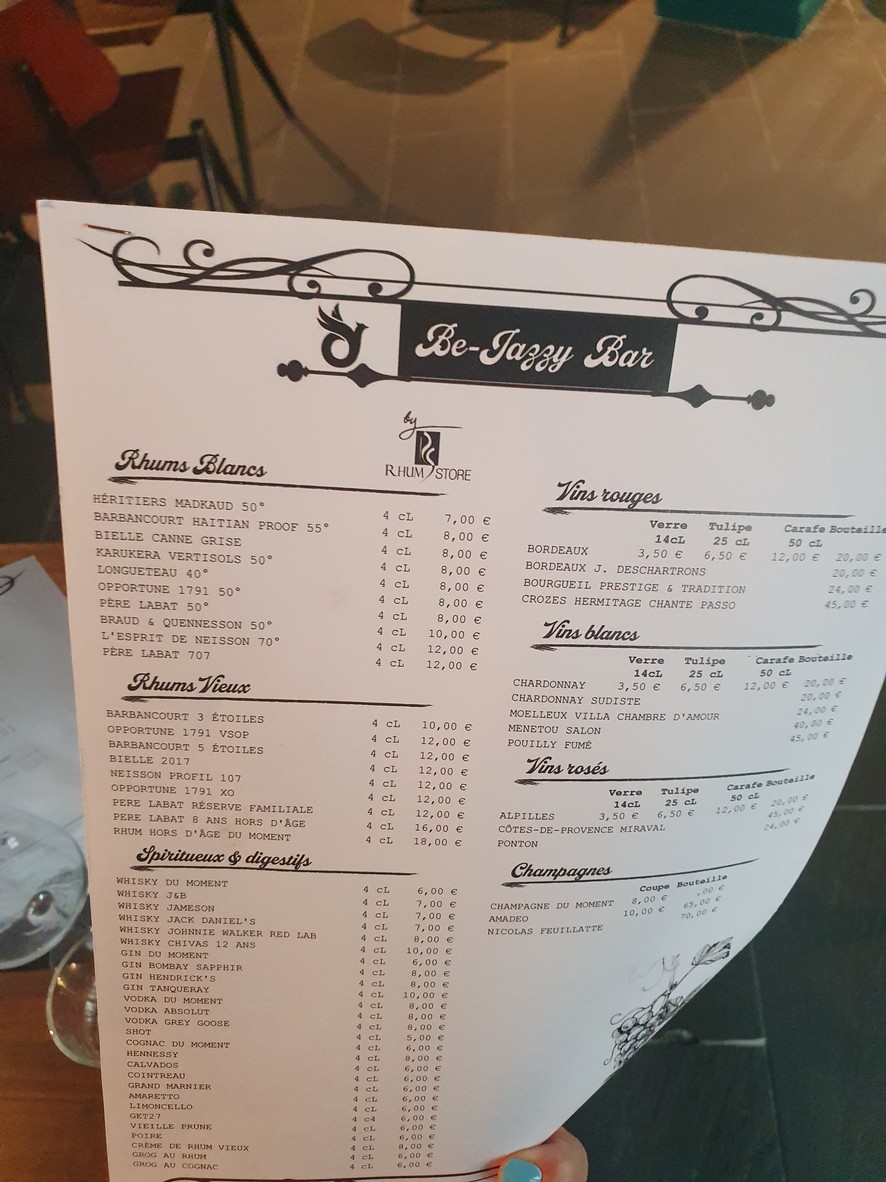 Be-Village menu 1
