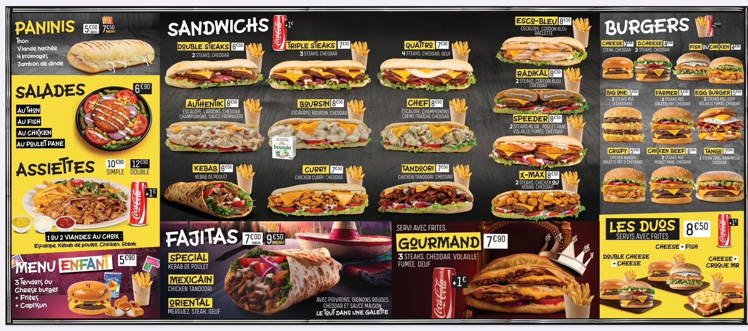 Mc' LA menu 2