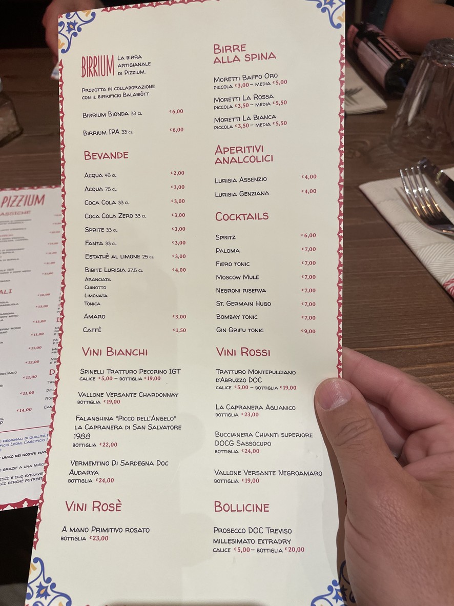 Pizzium Roma - Via Alessandria menu 2