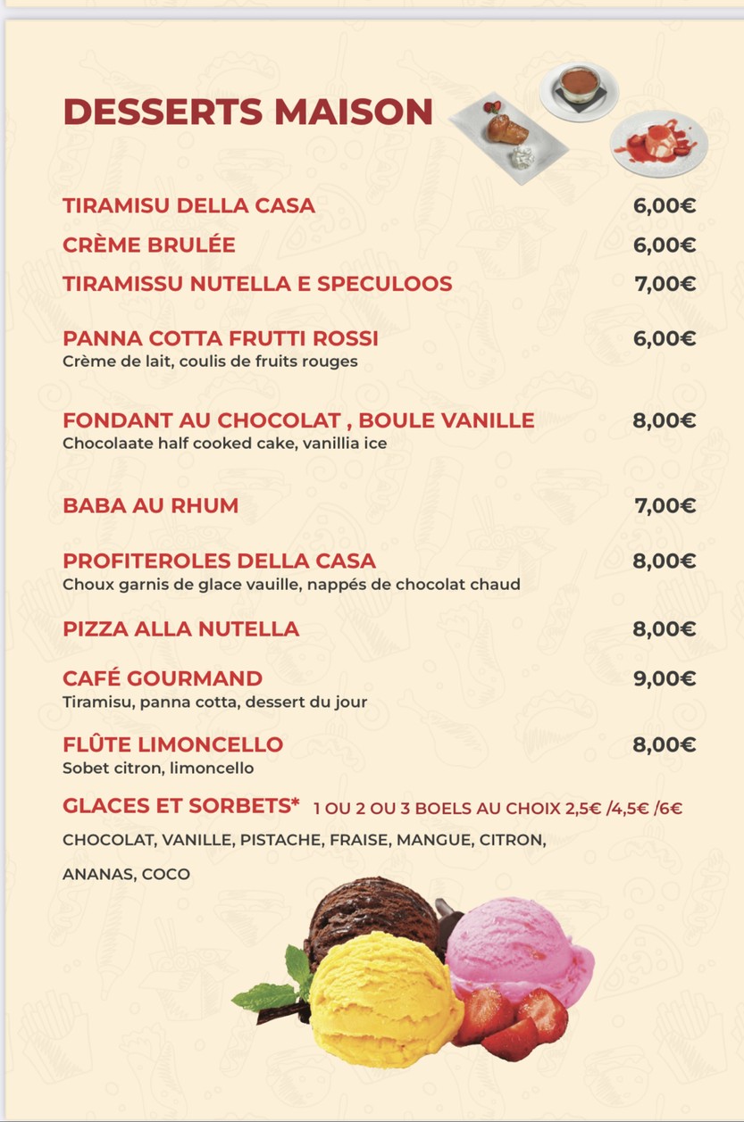 Mamma's House menu 3