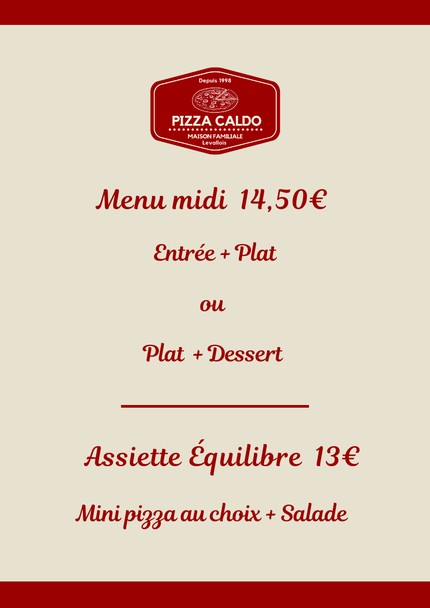 Pizza Caldo