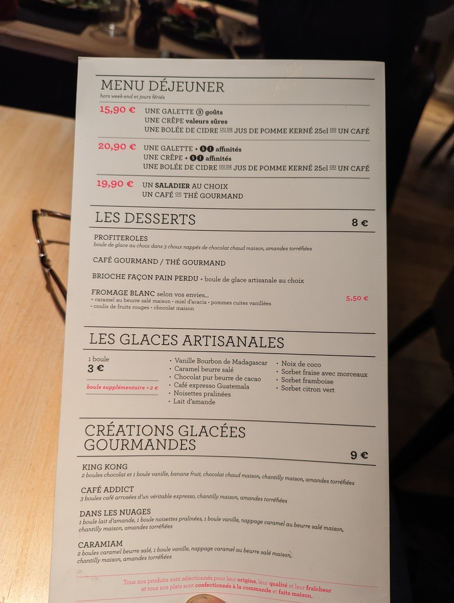 L' Elfe Assis menu 2
