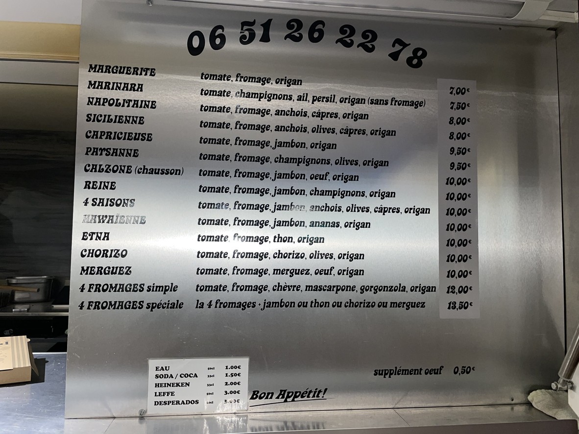 Red pizza menu 1