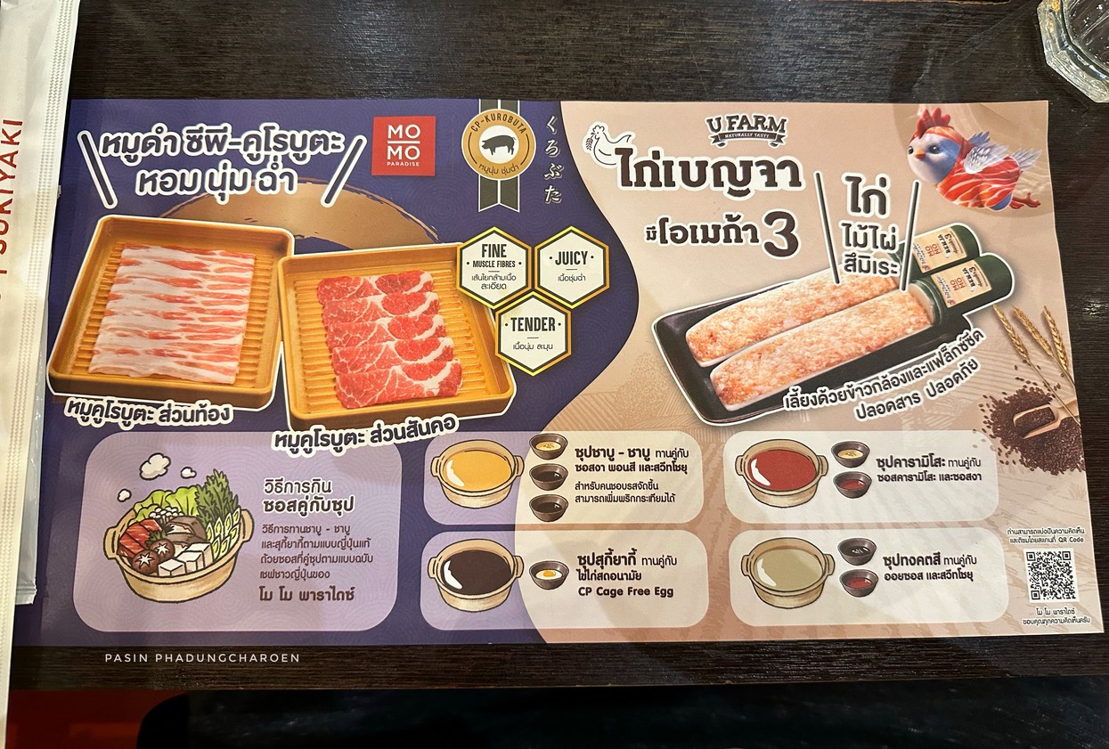 Mo-Mo-Paradise (The Promenade) menu 1