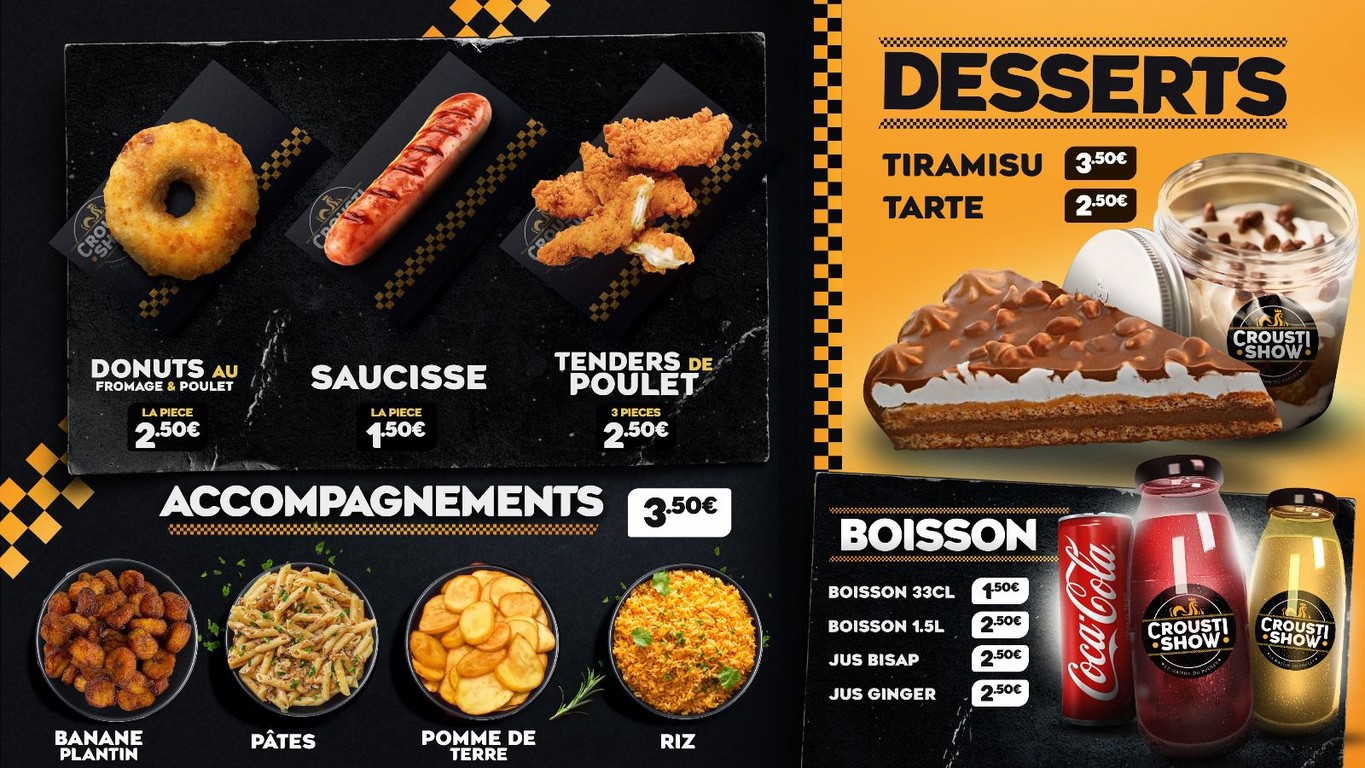 CROUSTI SHOW menu 4