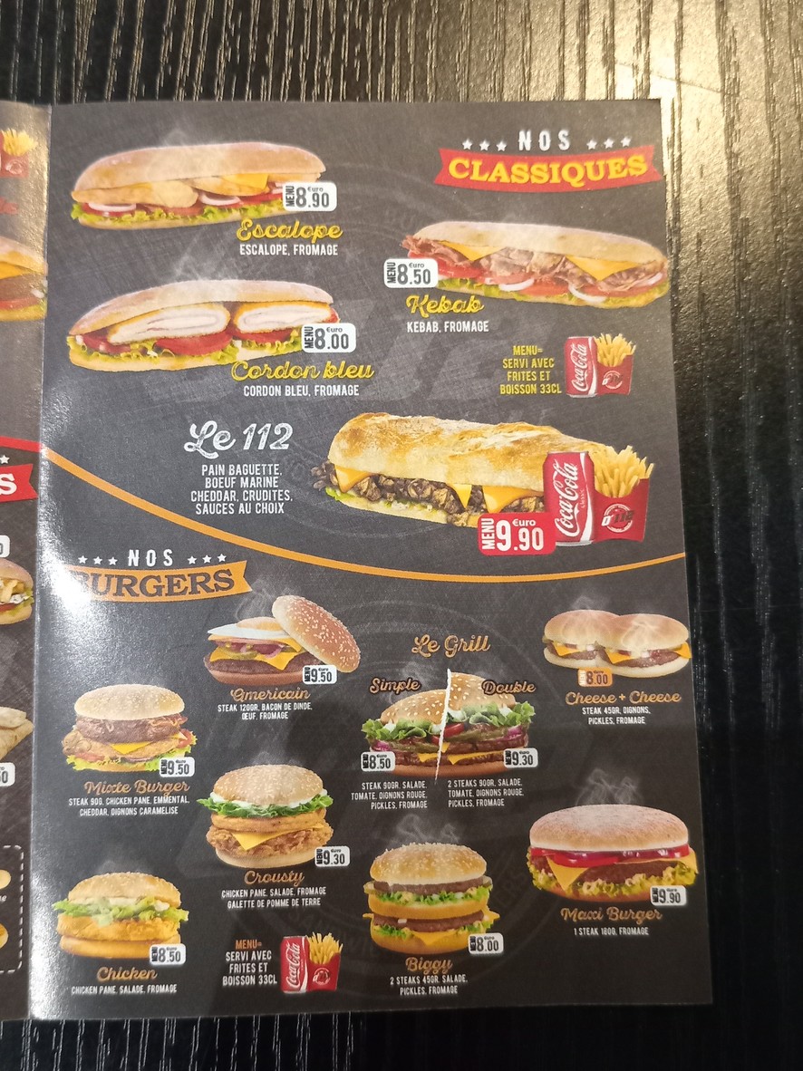 O112 menu 2