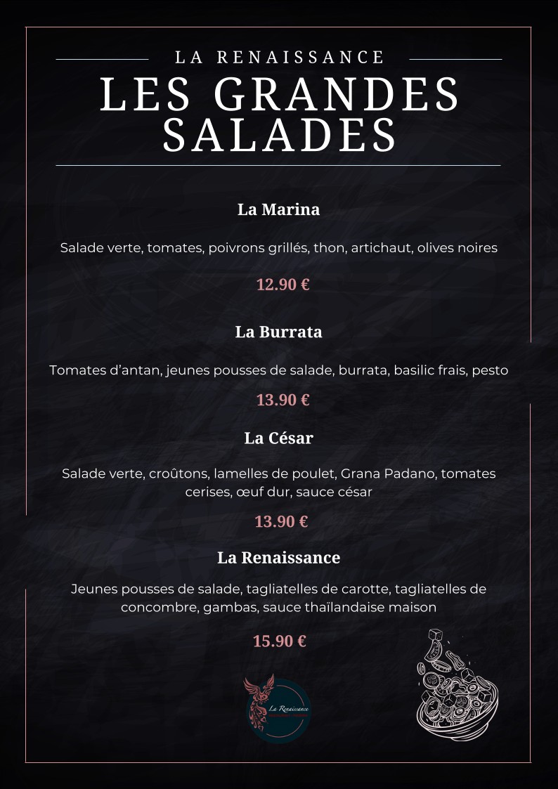 La Renaissance | Restaurant Halal menu 2