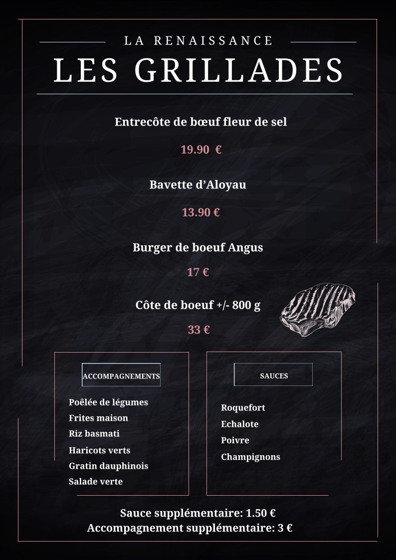 La Renaissance | Restaurant Halal menu 6