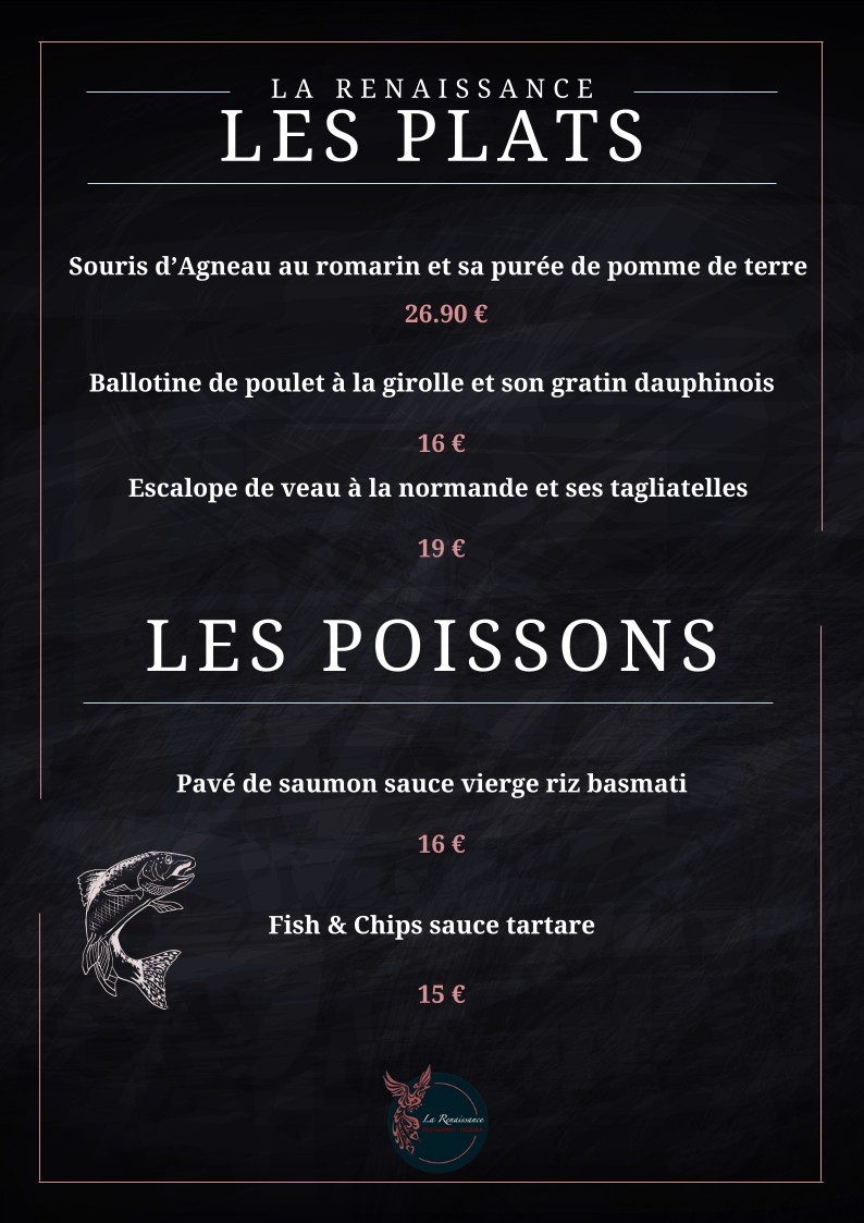 La Renaissance | Restaurant Halal menu 7