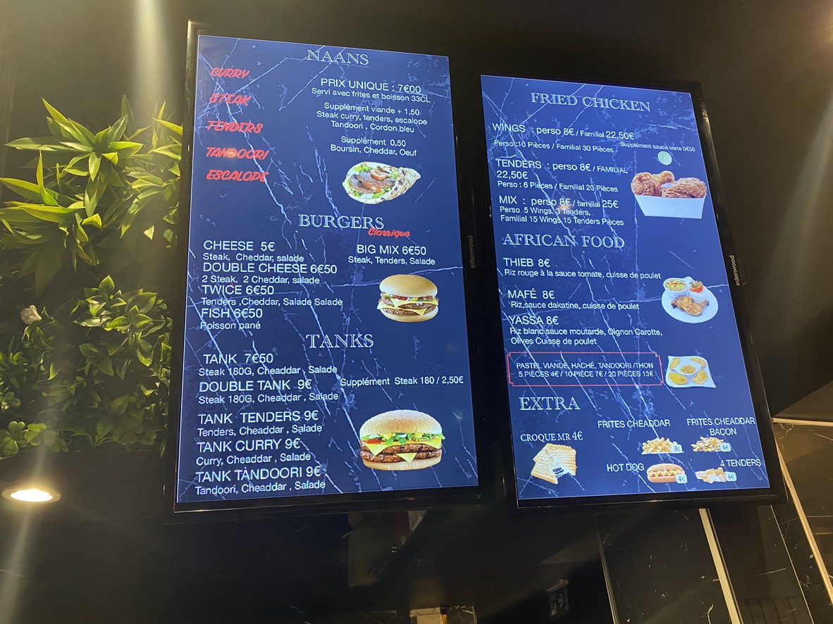 O’gourmet menu 2