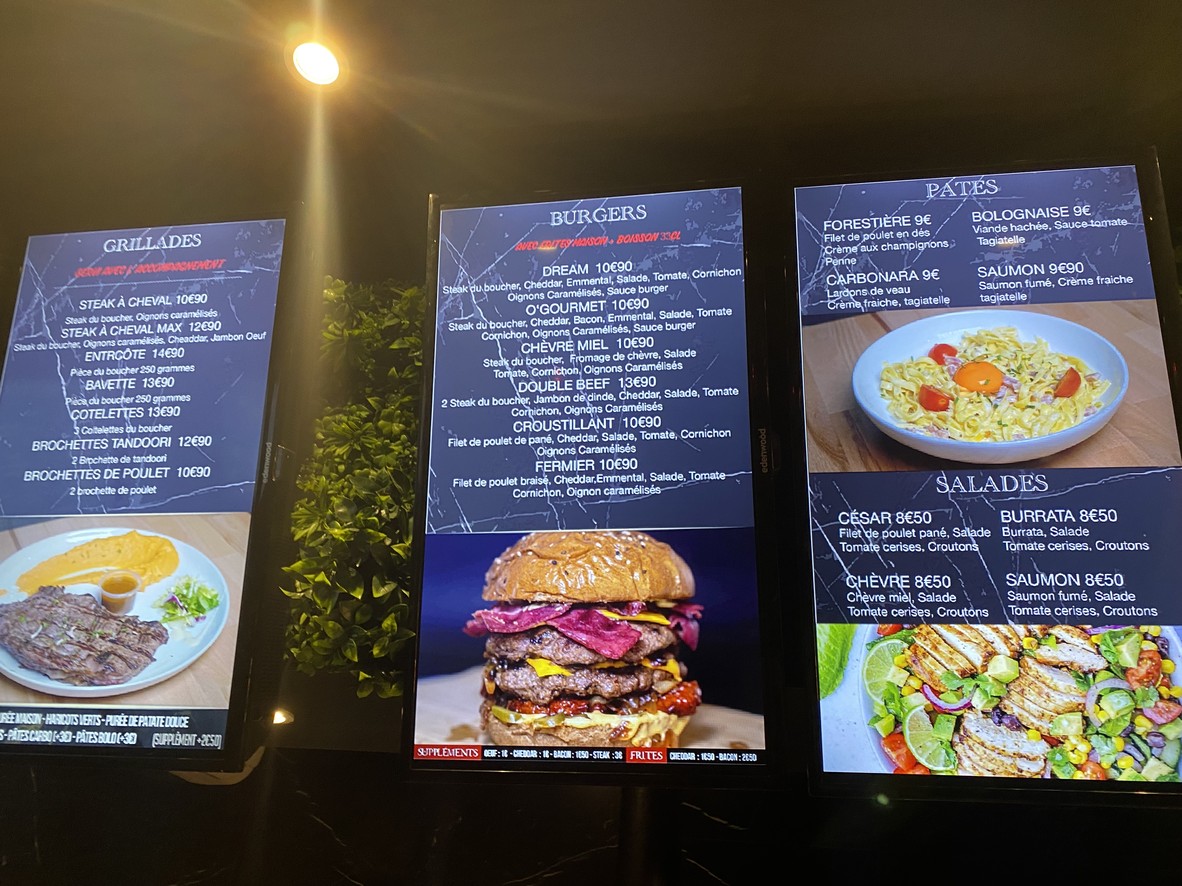 O’gourmet menu 3