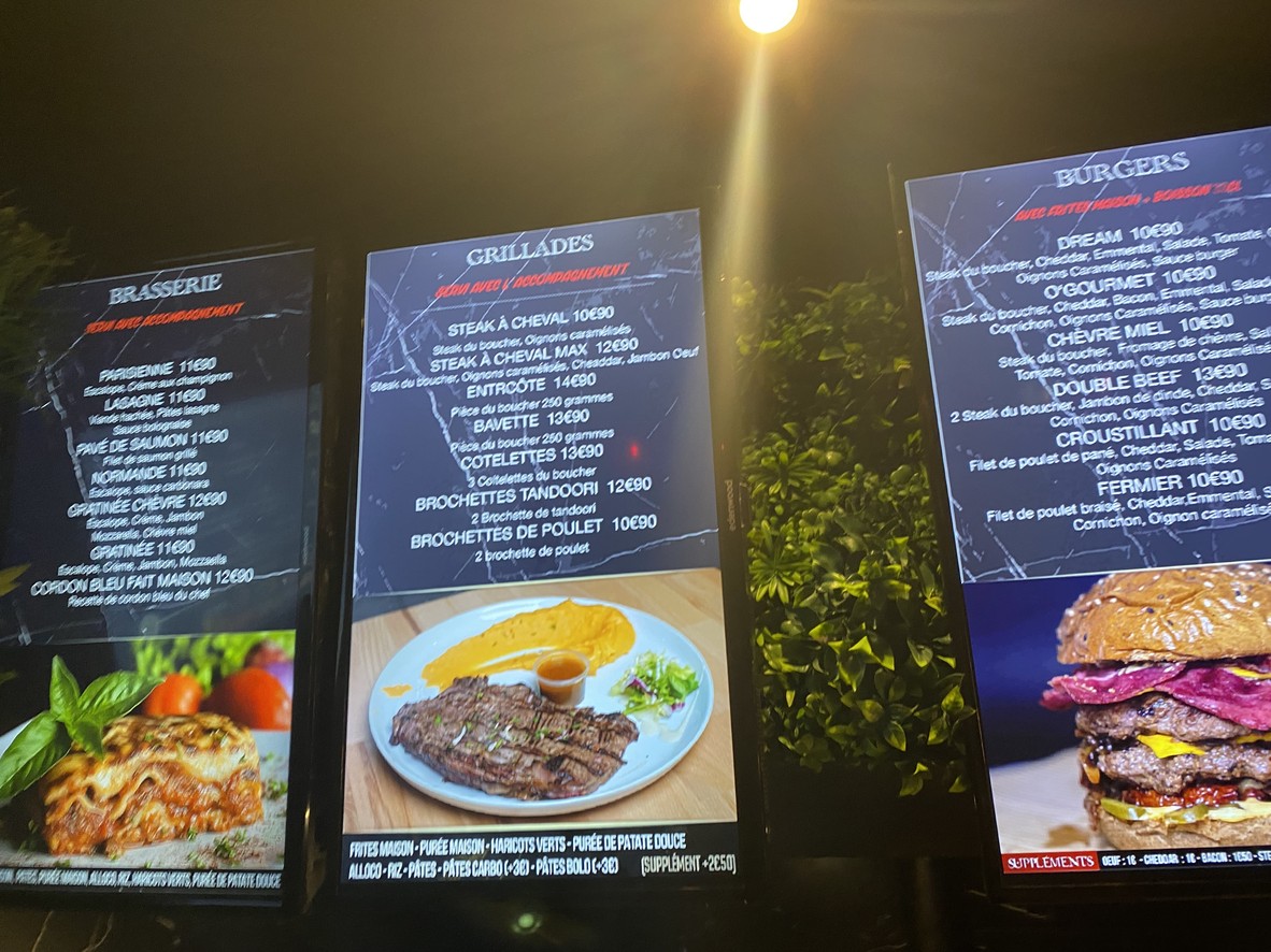 O’gourmet menu 4