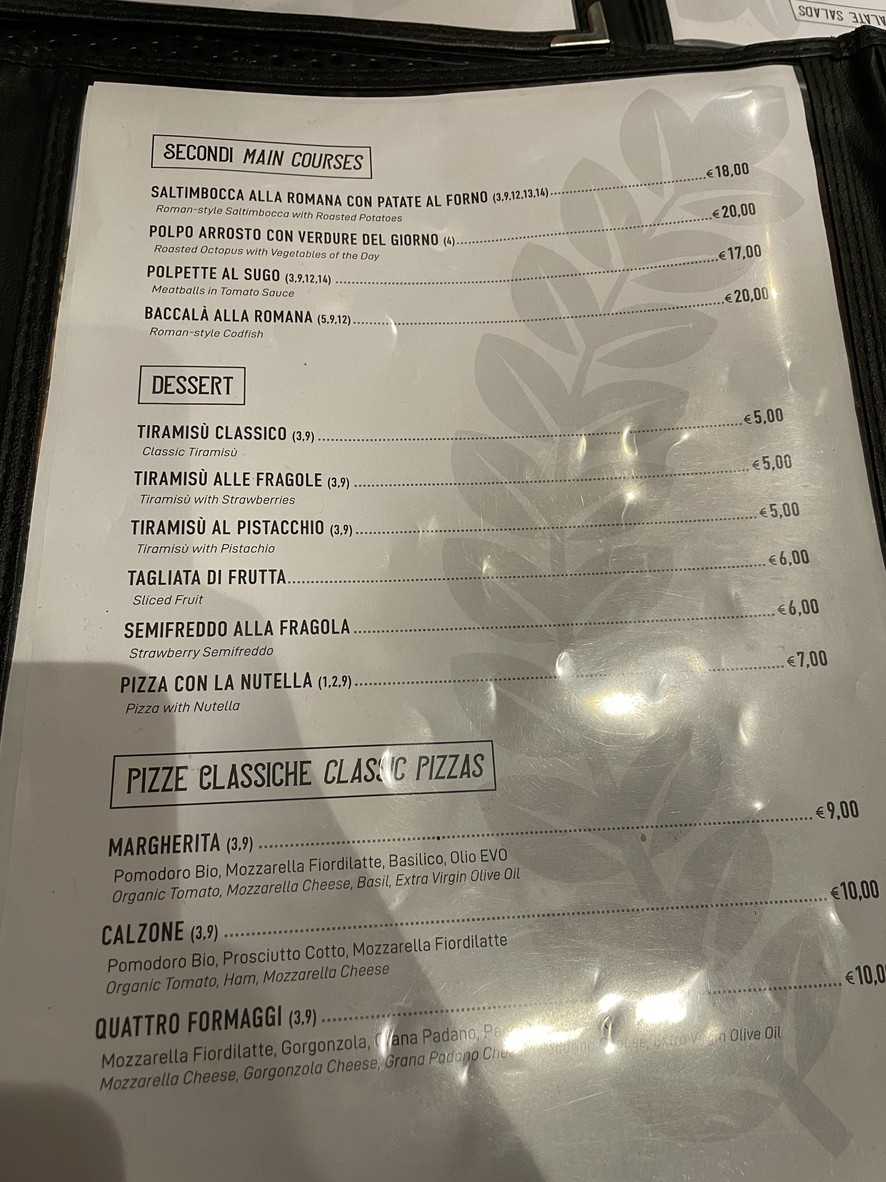 Pizzeria della Madonna dei Monti menu 4