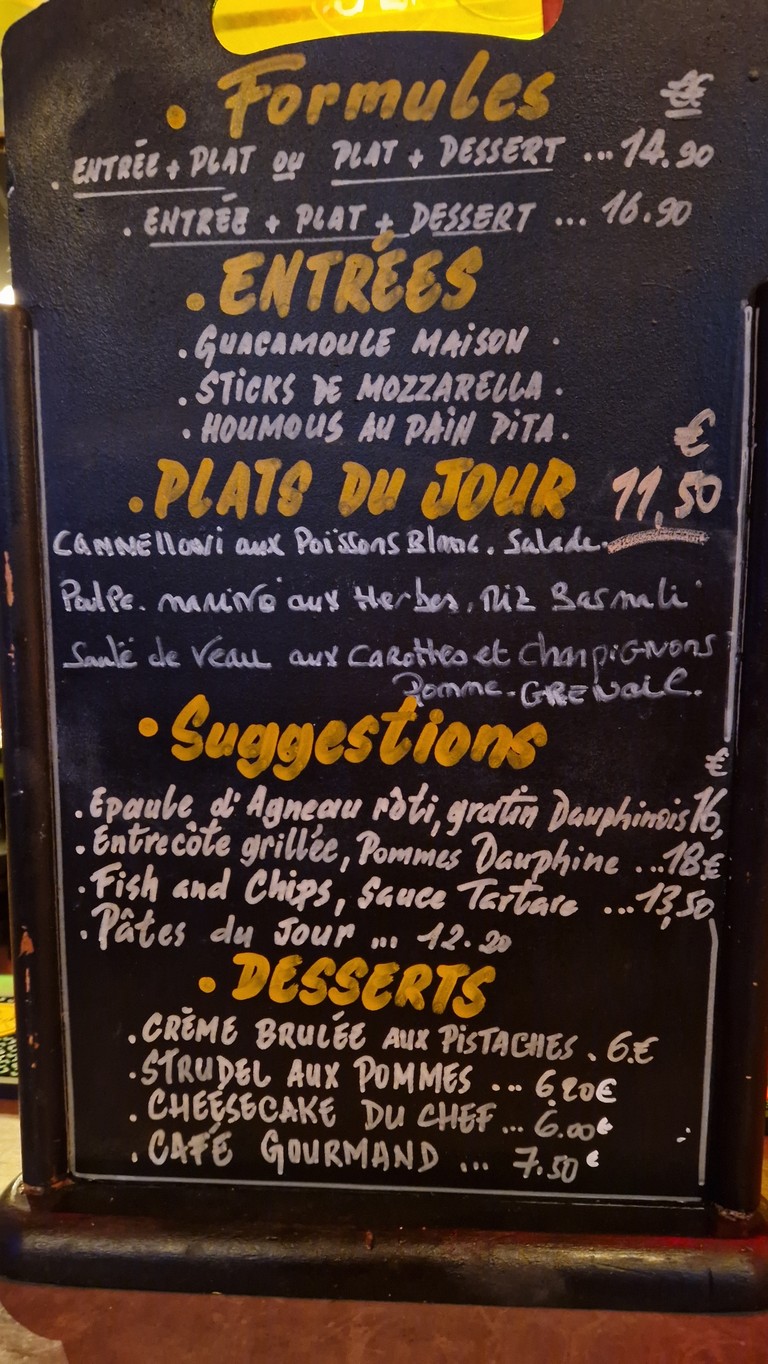 Le 9b menu 2