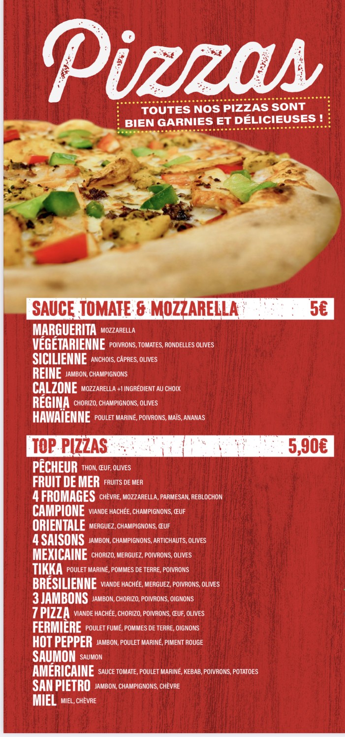 Pizza 7 menu 2