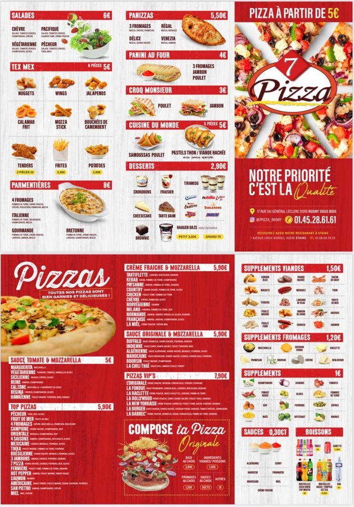 Pizza 7 menu 3