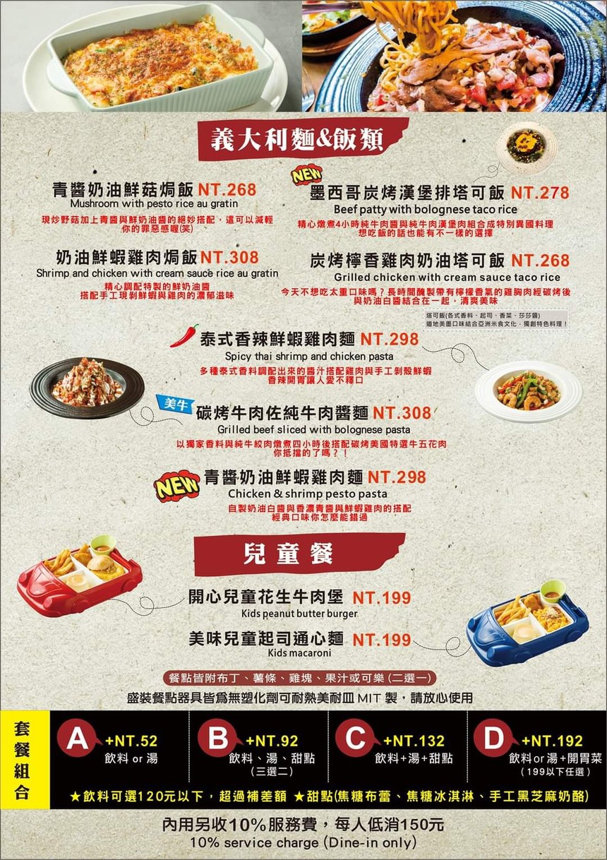 BravoBurger Fāfú Chúfáng Mínquán Diàn menu 2