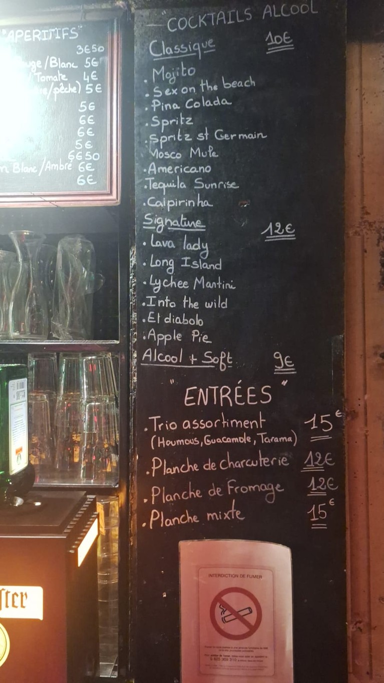 Le Duc menu 2