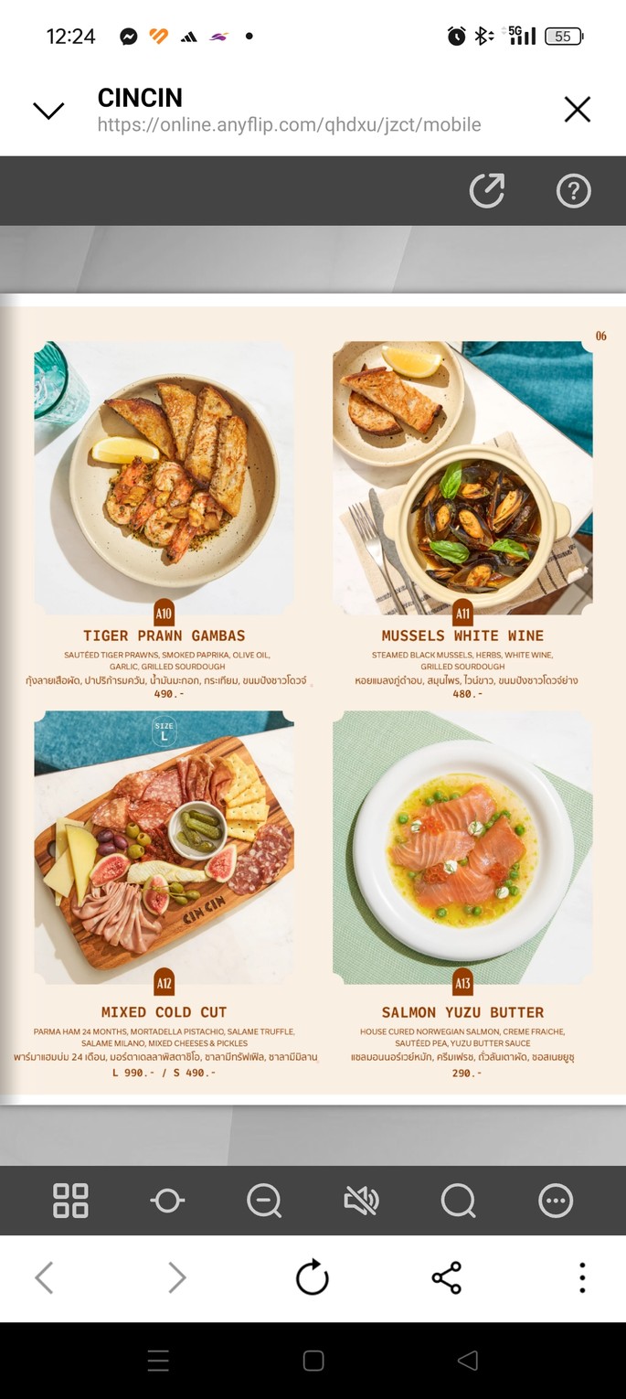CINCIN - Brunch | Dinner & Wine menu 8