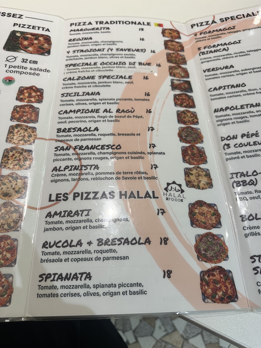 Don Pepe Pizzeria menu 2